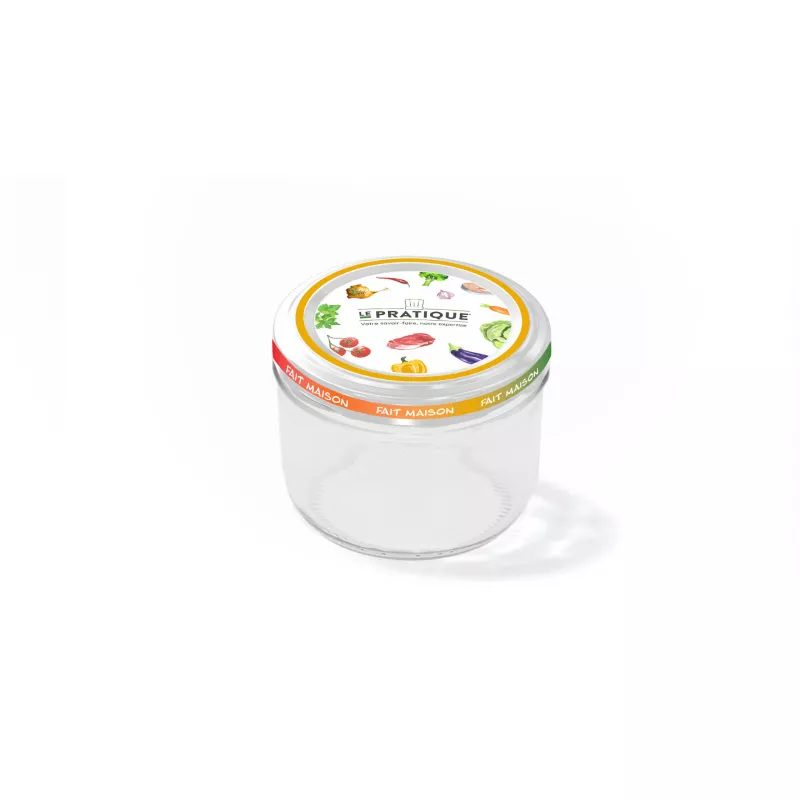 Bocal Alimentaire En Verre De 650 Ml Avec Couvercle Et Fermeture