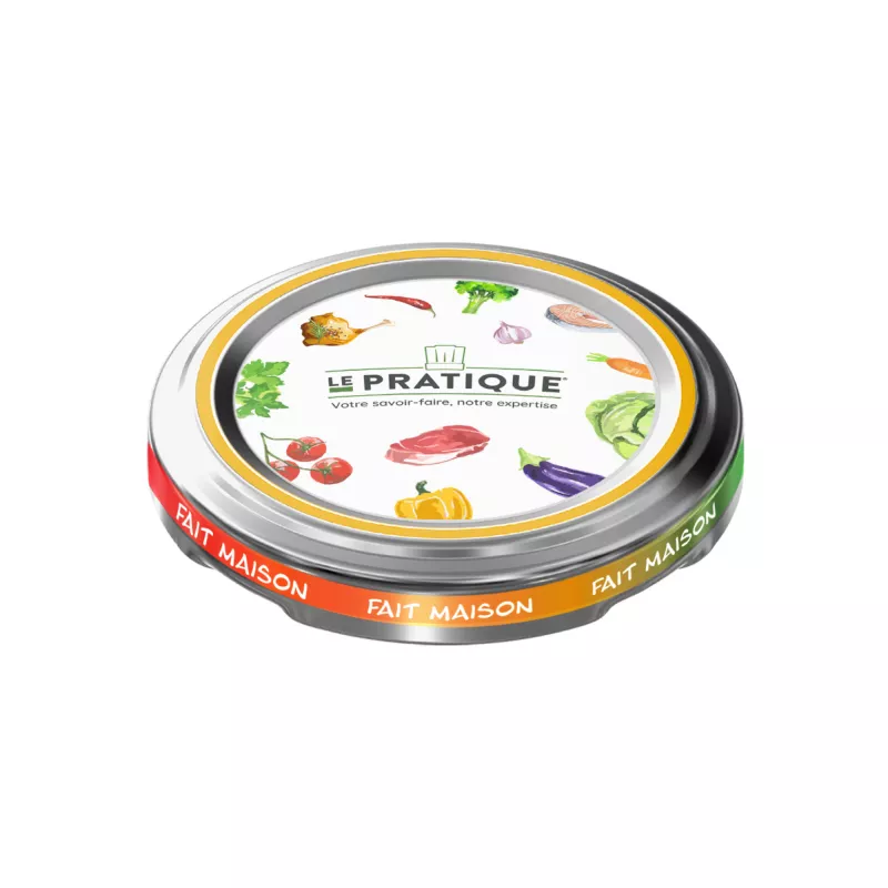 Lot De 4x Bocaux / Pots De Conservation Avec Couvercle Twist Off 200 Ml