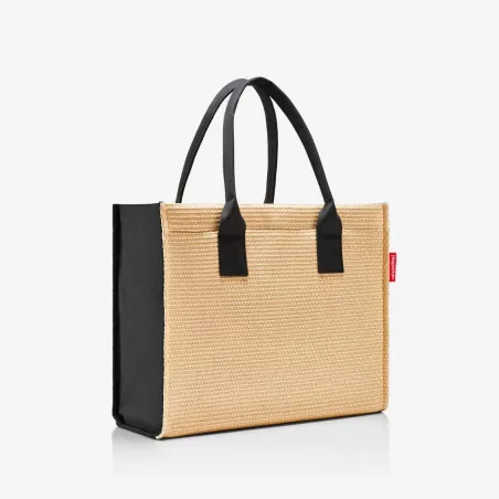 DAILY SHOPPER raffia black...