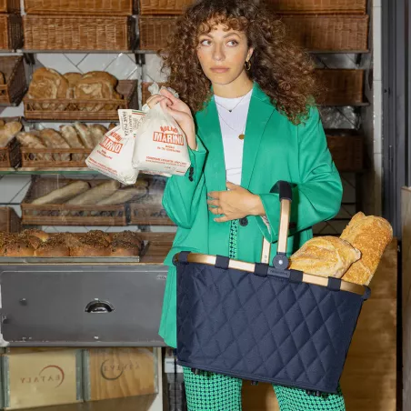 CARRYBAG Panier à provisions pliable REISENTHEL Rhombus midnight gold