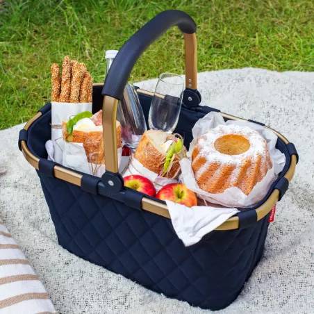 CARRYBAG Panier à provisions pliable REISENTHEL Rhombus midnight gold