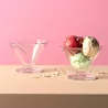 CONO Coupe à Glace sur pied 270 ml  en verre X2