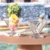 CONO Coupe à Glace sur pied 270 ml  en verre X2
