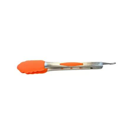 Pince De Cuisine MASTRAD - Embouts Silicone - Anti-Chaleur 220°C - Ne Raye Pas - Bleu