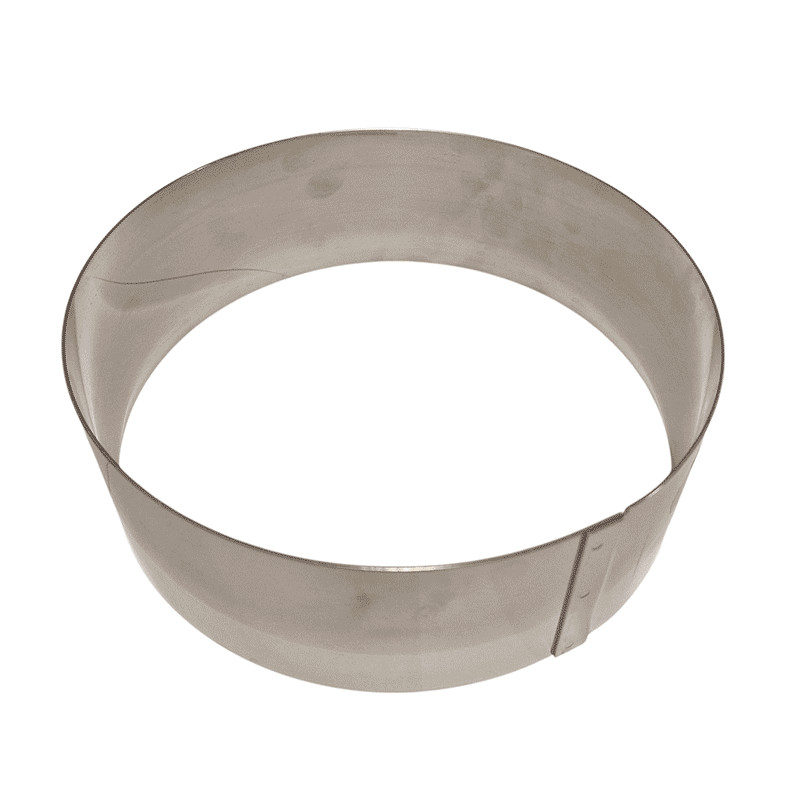 CERCLE À VACHERIN INOX HAUTEUR 6 CM 26 CM - Groupe PLG