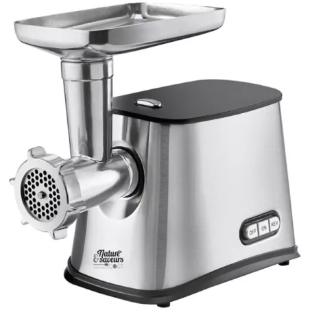 Moulin à Herbes Inox Chefs & Co Avec Manivelle - Broyeur Fines Herbes Cuisine Pratique