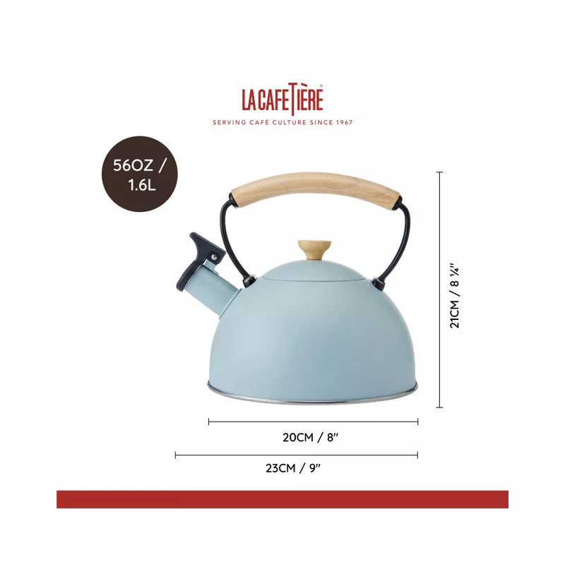 Rockible Bouilloire Sifflante 2,5L Rose - Bouilloire Camping Acier Inoxydable Avec Sifflet