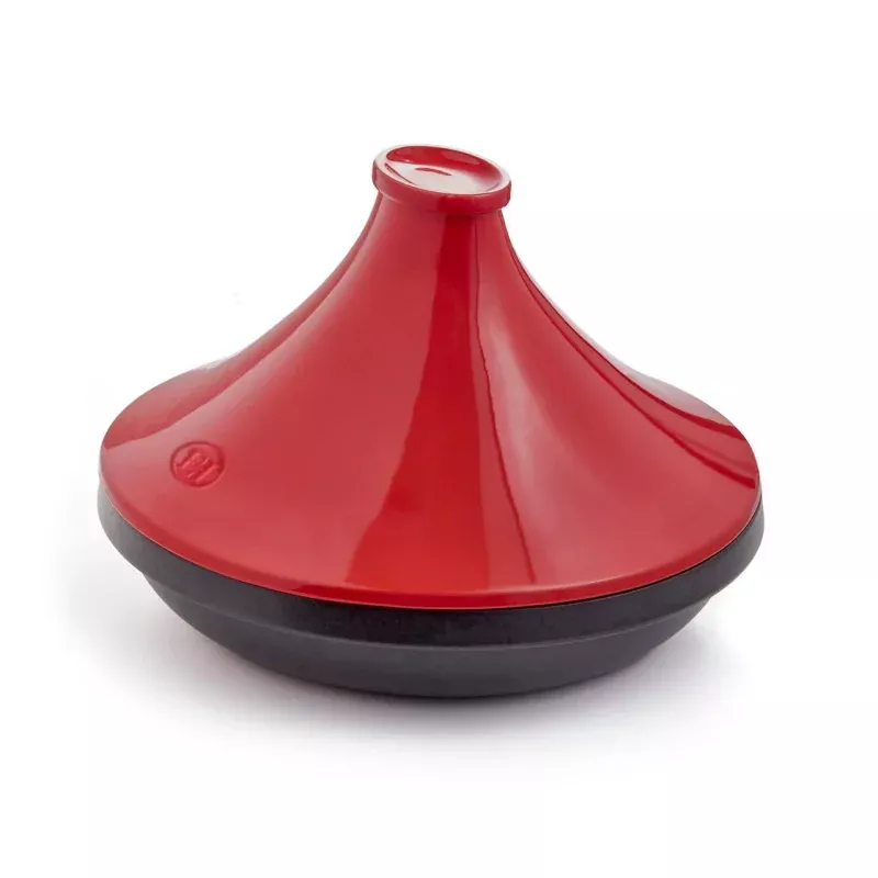Tajine en acier avec couvercle en céramique - 30cm - Baumalu