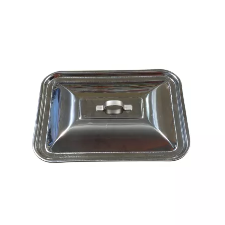 Couvercle Rectangulaire Inox HOME 30x22 Cm - Pour Plats De Préparation Et Rangement Cuisine - 9