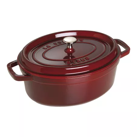 cocotte ovale fonte d alu anti adhésive 38 cm BAUMALU