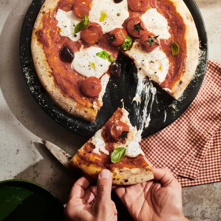 Plat à pizza perforé Tefal Easygrip 34 cm - Achat & prix