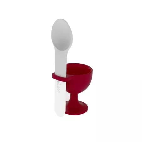 EggCup Coquetier rouge avec...